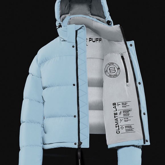 “Hi Vis” Superpuff- Dust Blue- Size Small. - Picture 3 of 11